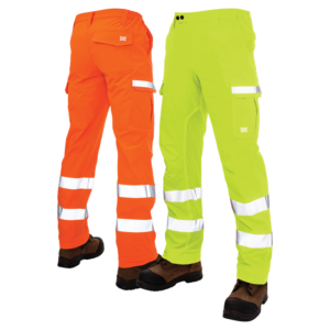 High Vis 4-Way Stretch Cargo Safety Pant